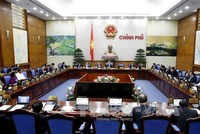 Thủ tướng Nguyễn Tấn Dũng phát biểu kết luận phiên họp. Ảnh: Đức Tám - TTXVN 