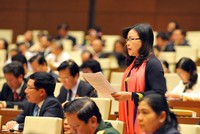 Đại biểu QH tỉnh Quảng Ninh Ngô Thị Minh. Ảnh: Hoàng Long