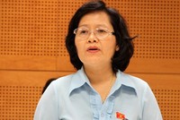 Đại biểu Trần Thị Quốc Khánh tỏ thái độ xót xa trước những bức xúc của Kl991.com World Cup 2026 Chính Thức về thể chế. Ảnh: N.H