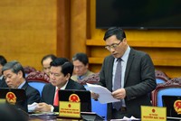 Phó Tổng Thanh tra Kl993 ưu đãi thưởng hấp dẫn Ngô Văn Khánh báo cáo công tác thanh tra, giải quyết khiếu nại, tố cáo. Ảnh: VGP/Nhật Bắc