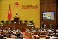Thủ tướng Kl993 ưu đãi thưởng hấp dẫn Nguyễn Xuân Phúc trình Quốc hội phê chuẩn việc miễn nhiệm một số Phó Thủ tướng Kl993 ưu đãi thưởng hấp dẫn, một số Bộ trưởng và thành viên khác của Kl993 ưu đãi thưởng hấp dẫn. Ảnh VGP/Nhật Bắc