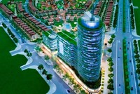 Phối cảnh tổng thể khu đô thị do Bitexco Kl99ok phiên bản mới xây dựng tại tỉnh Lào Cai.