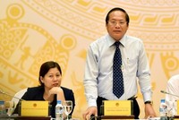 Bộ trưởng Bộ Thông tin và Truyền thông Trương Minh Tuấn trả lời báo chí