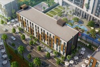 Một góc phối cảnh Garden Bay trong khu tổ hợp giải trí Cocobay