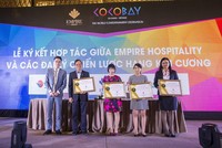 Đại diện Kl994 game bài casino hấp dẫn Empire cùng các đại lý chiến lược hạng Kim Cương: Saigon Tourist, Vietnam Tourism Charter, Global Tour, Viet Travel.