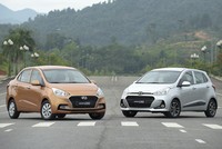 Grand i10 mới, xe có cả hatchback và sedan.