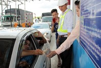 Từ năm 2019, sẽ triển khai đồng bộ thu giá dịch vụ không dừng đối với tất cả các tuyến quốc lộ được Kl99ok phiên bản mới theo hình thức hợp đồng BOT trên cả nước. Ảnh: Hoàng Nam