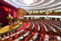 Hội nghị Trung ương 6, khoá 12 đã thông qua Nghị quyết về đổi mới, sắp xếp tổ chức bộ máy của hệ thống Kl991.com tải ứng dụng. Ảnh: VGP/Quang Hiếu.