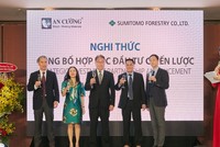 Nghi thức công bố hợp tác chiến lược giữa Gỗ An Cường và Kl994 game bài casino hấp dẫn Sumitomo Forestry (Nhật bản).