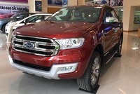 Xe Ford Everest Link Vào Nhà Cái KL99 COM Tặng +199k Thái Lan tại một đại lý ở Hà Nội. Ảnh: PV