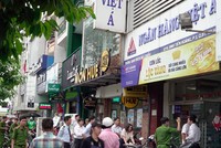 Phòng giao dịch Link Vào Nhà Cái KL99 COM Tặng +199k Việt Á, nơi diễn ra vụ cướp trưa 7/12.