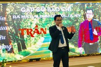 Nhạc sĩ Trần Hùng chi sẻ tại buổi họp báo ra mắt CD Vo1 và MV "Bốn mùa yêu thương".