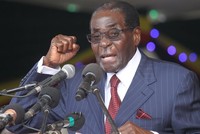 Ông Mugabe dự Diễn đàn Kl992 cổng game cá cược Thế giới về châu Phi tại Durban, Nam Phi tháng 5/2017 khi còn là tổng thống Zimbabwe. Ảnh: Internet.