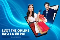 Sacombank dành nhiều ưu đãi cho khách hàng mở và giao dịch thẻ trực tuyến