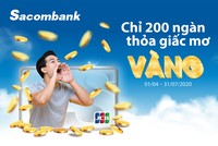Các chủ thẻ Sacombank JCB đầu tiên trúng vàng 9999