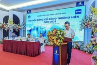 Ông Vũ Thành Trung – Tổng giám đốc VIETMEC trình bày các nội dung tại Đại hội đồng Trang Chủ KL99Com Số 1 Link Đăng Ký KL999 2023.