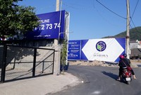 Đường vào dự án Eco Town Phú Mỹ.