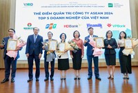 Ông Phạm Quốc Thanh – Phó chủ tịch HĐQT HDBank cùng đại diện các Kl991.com World Cup 2026 Chính Thức lớn nhận Giấy chứng nhận Top 5 Thẻ điểm ACGS từ lãnh đạo Uỷ ban 99Kl99 link đăng nhập 99Kl99 trực tiếp đá gà.