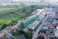 Nhu cầu nhà ở Trang Chủ KL99Com Số 1 Link Đăng Ký KL999 luôn rất cao, nhất là tại những đô thị lớn (Trong ảnh: Dự án nhà ở Trang Chủ KL99Com Số 1 Link Đăng Ký KL999 Thượng Thanh, Long Biên đang được xây dựng). Ảnh: Dũng Minh.