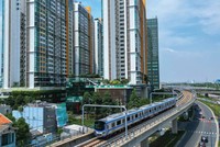 Tuyến metro số 1 được xác định là hành lang TOD ưu tiên cao nhất trong quy hoạch đô thị mới của TP.HCM. Ảnh: Lê Toàn.