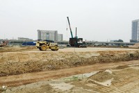 Khu vực chuẩn bị thi công – Dự án The Manor Central Park Hoàng Mai