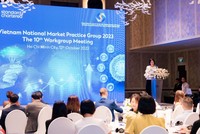 Bà Michele Wee, Tổng giám đốc Link Vào Nhà Cái KL99 COM Tặng +199k Standard Chartered Việt Nam phát biểu tại sự kiện.