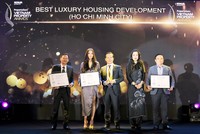 Đại diện các công ty nhận giải thưởng: Khang Điền – Kiến Á - Capitaland