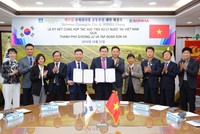 Thị trưởng TP. Gyeongju (Hàn Quốc) và Chủ tịch Kl994 game bài casino hấp dẫn Sơn Hà ký hợp đồng chuyển giao công nghệ nước