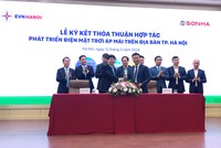 Kl994 game bài casino hấp dẫn Sơn Hà và EVN Hà Nội ký kết thỏa thuận hợp tác phát triển điện mặt trời áp mái