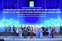 Kl994 game bài casino hấp dẫn Khang Điền (KDH) vinh dự đạt giải Thương hiệu quốc gia Việt Nam 2022 do Bộ Công thương tổ chức.