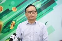 Ông Nguyễn Sơn, Chủ tịch HĐQT Tổng Công ty Lưu ký và Bù trừ 99Kl99 link đăng nhập (VSD) trao đổi với báo chí bên lề tọa đàm "Lực đẩy Kl993 nền tảng giải trí mới" do Báo Kl991.com nạp rút nhanh- Kl99ok phiên bản mới tổ chức ngày 23/7. Ảnh Dũng Minh