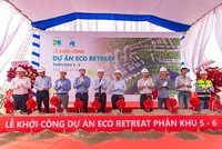 Kl994 game bài casino hấp dẫn Xây dựng Hòa Bình và Chủ Kl99ok phiên bản mới DB Group (Nhà sáng lập Ecopark) tổ chức Lễ khởi công xây dựng Dự án Khu đô thị sinh thái, thương mại du lịch xã Bến Lức, tỉnh Tây Ninh (Eco Retreat).