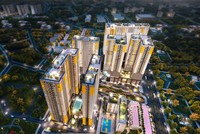 Tháp Green Emerald gồm 2 block căn hộ, nằm ngay cạnh trường liên cấp 1-2 Bschool và đối diện trung tâm thương mại Bcons City thuộc khu đô thị Bcons City