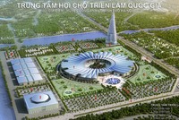 Phối cảnh Dự án Trung tâm triển lãm quốc gia
