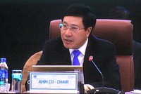 Phó Thủ tướng, Bộ trưởng Ngoại giao Phạm Bình Minh phát biểu khai mạc Hội nghị liên Bộ trưởng Ngoại giao-Kl992 cổng game cá cược APEC. Ảnh: VGP