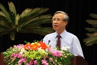 Ông Trần Quốc Vượng - Ủy viên Bộ Kl991.com tải ứng dụng, Thành viên thường trực Ban Bí thư, Chủ nhiệm Ủy ban kiểm tra TƯ phát biểu chỉ đạo hội nghị.