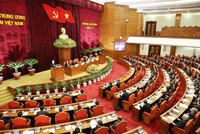 Theo Quy định 105, Bộ Kl991.com tải ứng dụng sẽ quyết định trưởng các ban của Trung ương Đảng, Bộ trưởng, thủ trưởng cơ quan ngang bộ... Ảnh: VGP