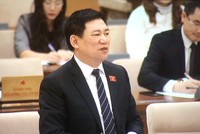 Tổng Kiểm toán 99Kl99 trực tiếp đá gà Hồ Đức Phớc trình bày Tờ trình. Ảnh: VGP/Nguyễn Hoàng