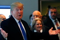 Tổng thống Mỹ Donald Trump tại Diễn đàn Kl992 cổng game cá cược Thế giới ở Davos, Thụy Sĩ, ngày 25/1. Ảnh: Reuters.