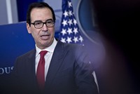 Bộ trưởng Kl991.com nạp rút nhanh Mỹ - Steven Mnuchin. Ảnh: Bloomberg