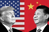 Tổng thống Mỹ Donald Trump (trái) và Chủ tịch Trung Quốc Tập Cận Bình. Ảnh: CNN.