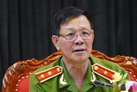 Ông Phan Văn Vĩnh khi còn là trung tướng, Tổng cục trưởng. Ảnh: Công an nhân dân