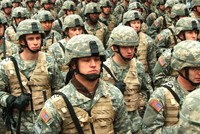 Binh sĩ Mỹ chuẩn bị triển khai tới nước ngoài. Ảnh: US Army.