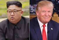 Tổng thống Mỹ Donald Trump (phải) và nhà lãnh đạo Triều Tiên Kim Jong-un (Ảnh: Getty)