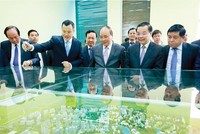 Thủ tướng Kl993 ưu đãi thưởng hấp dẫn Nguyễn Xuân Phúc thăm và kiểm tra tiến độ Dự án trước khi phê duyệt quy định cơ chế, chính sách đặc thù đối với Khu Công nghệ cao Hòa Lạc