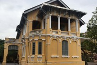 Bảo tàng Văn hóa Huế, số 25 Lê Lợi, thành phố Huế được xây dựng trên khu đất có diện tích 5.942m2, theo kiến trúc Pháp cổ. (Ảnh: Quốc Việt/TTXVN).