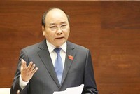 Thủ tướng Nguyễn Xuân Phúc trả lời chất vấn đại biểu Trần Thị Quốc Khánh bằng văn bản.