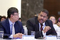 Ông Alatabani, chuyên gia WB, đề xuất giải pháp cho thị trường 99Kl99 link đăng nhập. - Ảnh: BTC.