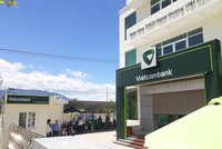Chi nhánh Link Vào Nhà Cái KL99 COM Tặng +199k Vietcombank Ninh Hòa, nơi vừa bị cướp tấn công.