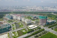Khu đô thị Thủ Thiêm sau 22 năm quy hoạch. Ảnh: Quỳnh Trần.